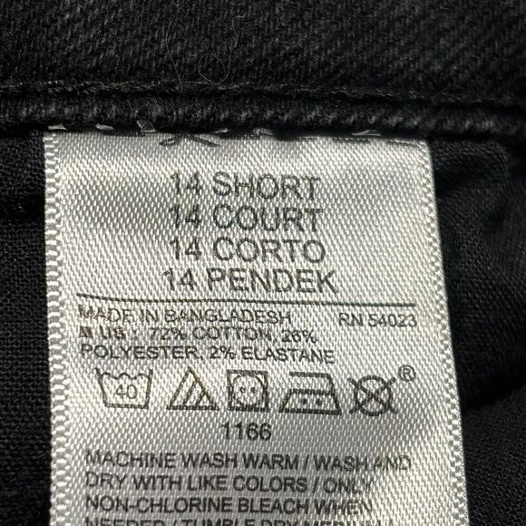 Old Navy Pop Icon skinny black jeans with stretch size 14 short - Picture 8 of 9